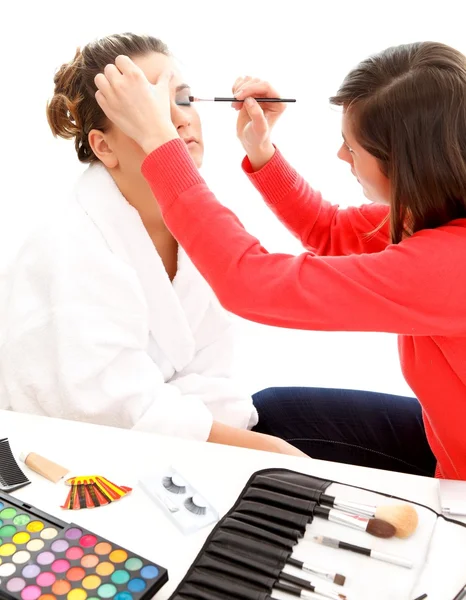 Beautician at work — Stock Photo, Image