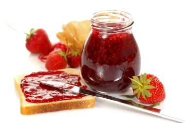 Strawberry jam clipart