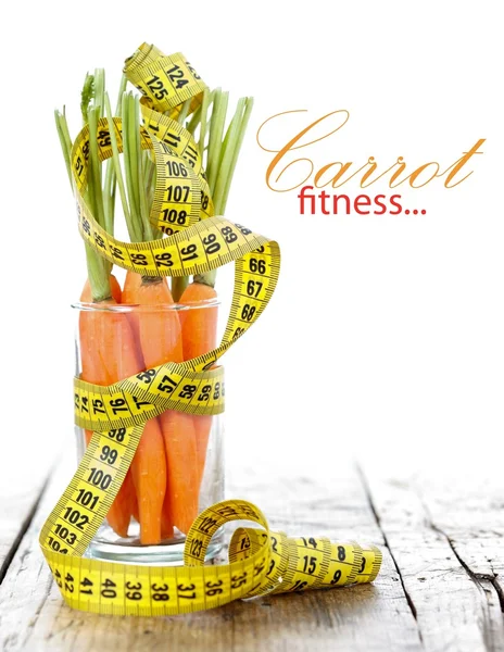 Carrot fitness — Stock Photo, Image