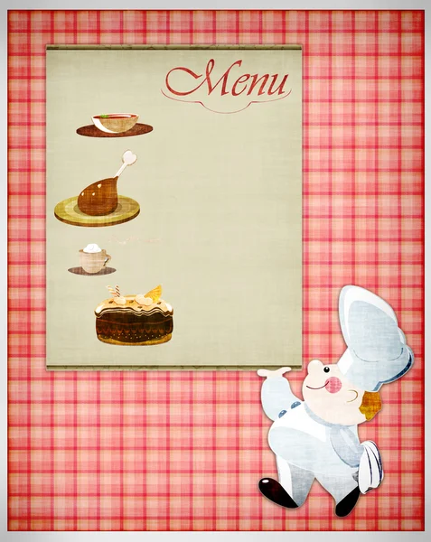 Capa para um menu — Fotografia de Stock