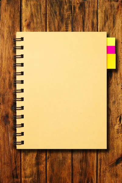 Notebook na pozadí — Stock fotografie