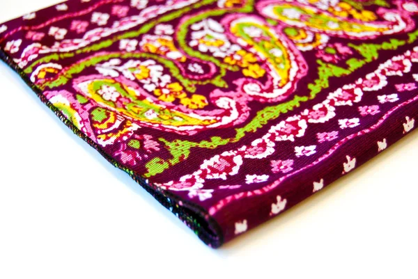 Ročník tkanina s paisley vzorem — Stock fotografie