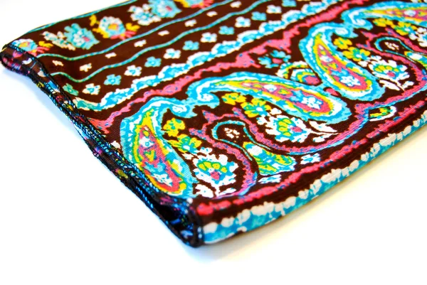 Vintage fabric with paisley pattern — Stock Photo, Image