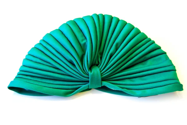 Zielonego turbanu na białym tle — Zdjęcie stockowe