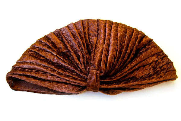 孤立的褐色头巾 — 图库照片