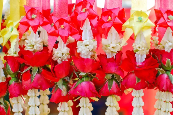 Flower garlands for ceremony — Stock Photo, Image