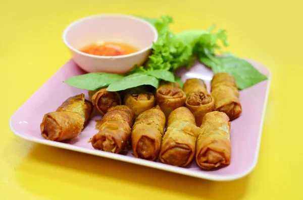 Fried Vietnamese spring rolls — Stock Photo, Image