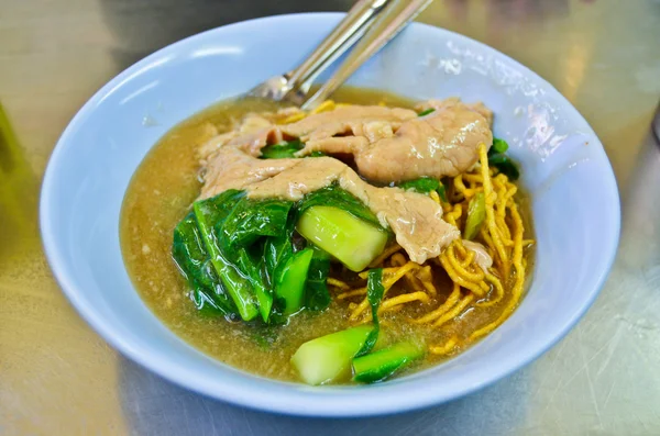 Asian Style noodle with pork — Stock Photo, Image