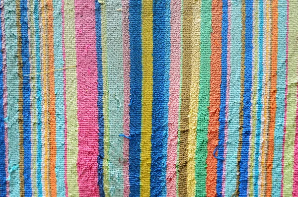 Ancienne texture de tissu coloré vintage — Photo