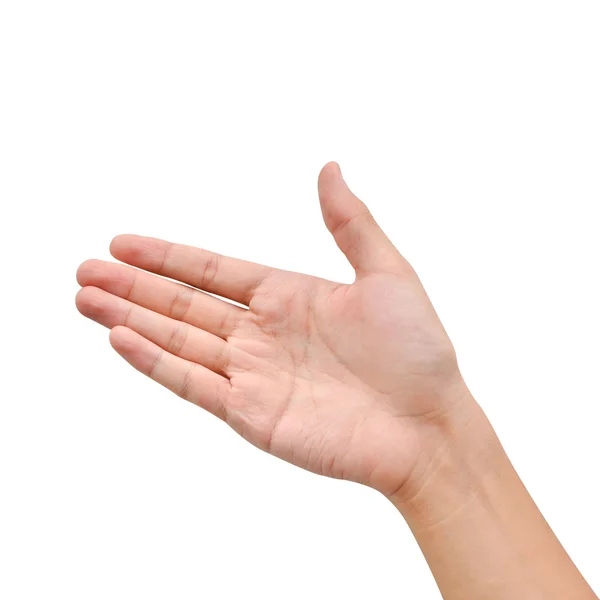 Hand raise for receive something — Stock Photo, Image