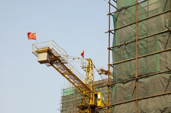 Будівельних майданчиках в Китаї — стокове фото