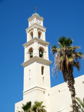 Jaffa Tower of St Peter's Church 2011 clipart