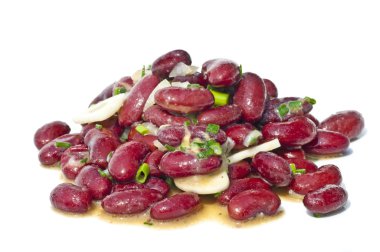 Salad of kidney beans clipart