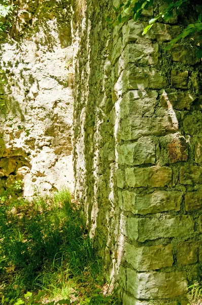 Ruiner av et slott – stockfoto