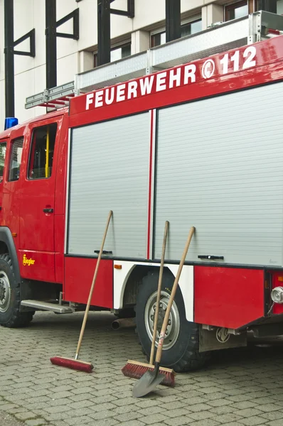 Niemiecka Straż Pożarna — Zdjęcie stockowe