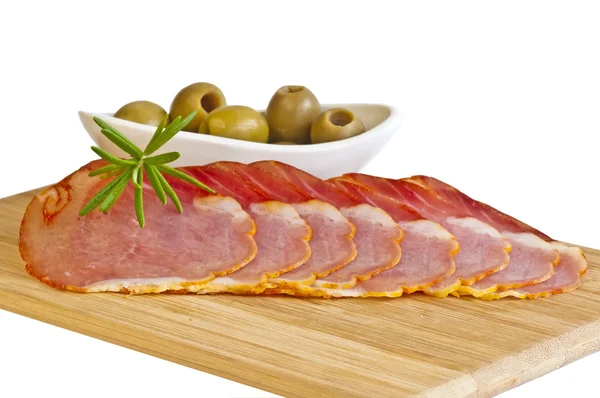 Ham van Spanje lomo — Stockfoto