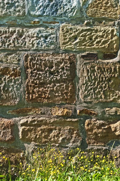 Eski ortaçağ duvar — Stok fotoğraf