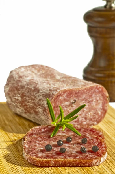 Salami van Italië — Stockfoto