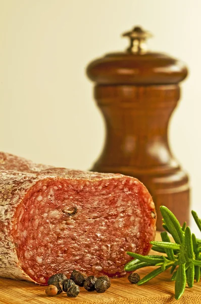 Salami aus Italien — Stockfoto