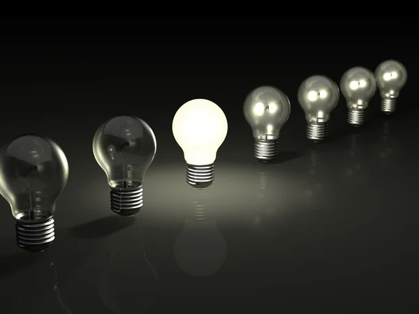 Elektrische lamp concept — Stockfoto
