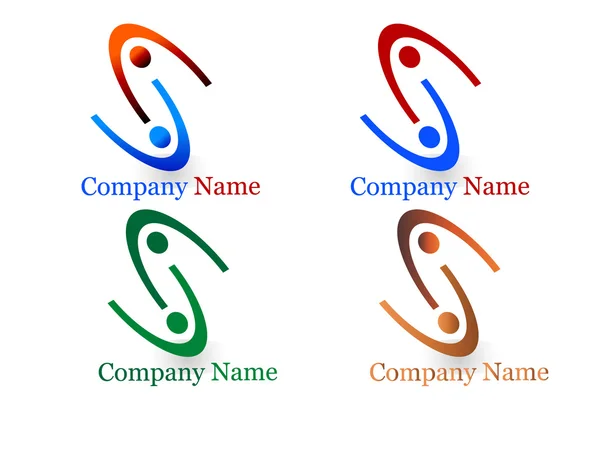 3d logo design — Stock Vector