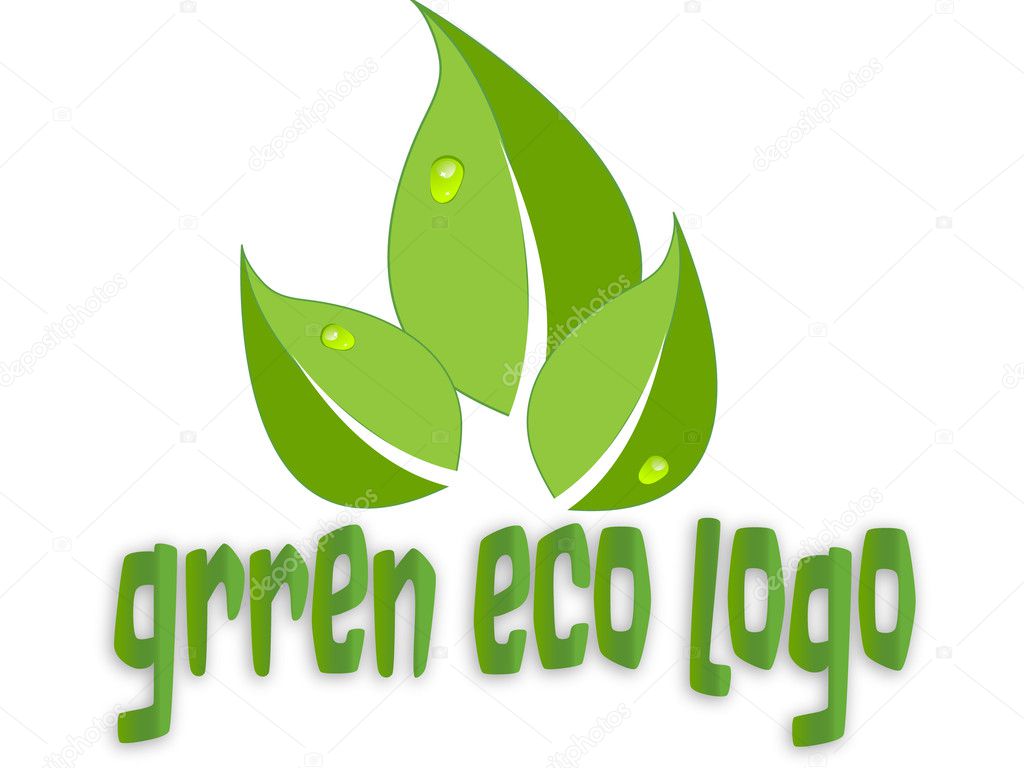 Green leaves logo
