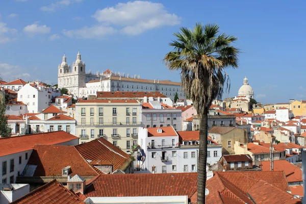 Vy över Lissabon — Stockfoto