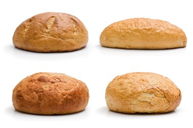 Four whole bread clipart