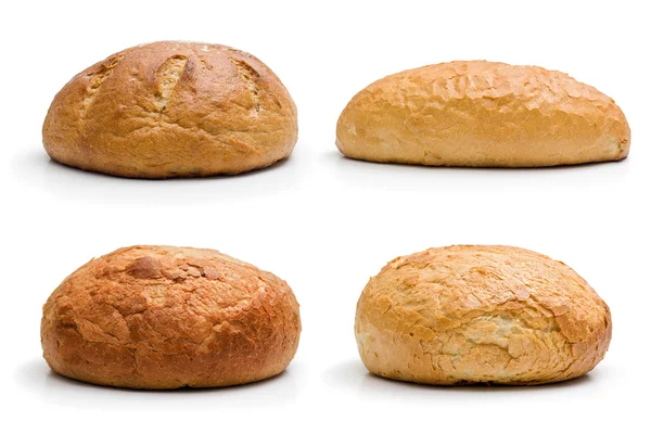Four whole bread — Stock Photo, Image