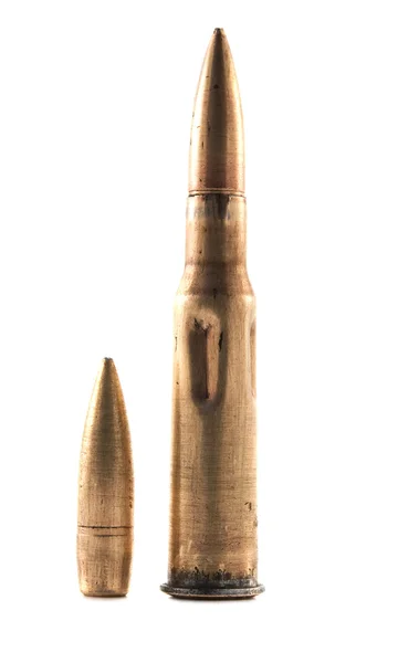 Cartridge and bullet — Stock Photo, Image