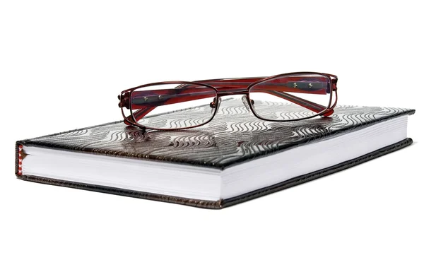 Book and glasses Royalty Free Stock Images