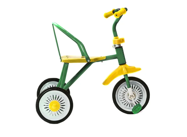 Triciclo verde — Fotografia de Stock