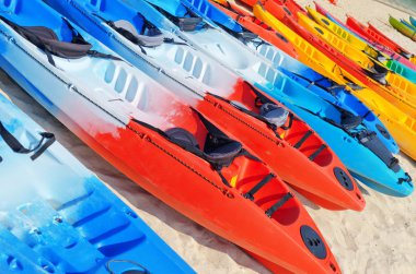 Kayaks clipart