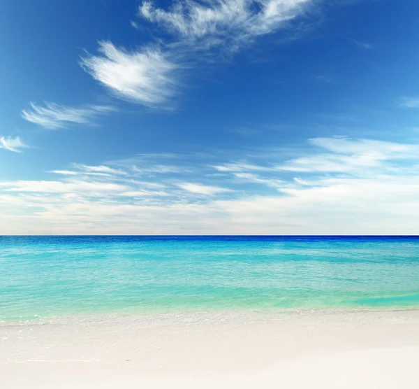 White sand beach — Stock Photo, Image