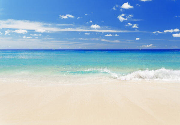 Spiaggia di sabbia bianca — Foto Stock