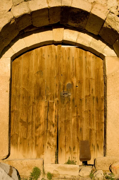 stock image Old wood door