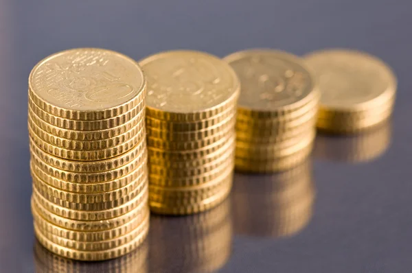 Podnikatelský koncept od zlaté mince — Stock fotografie