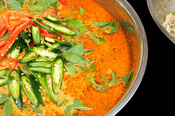 Zielone curry z kurczaka — Zdjęcie stockowe