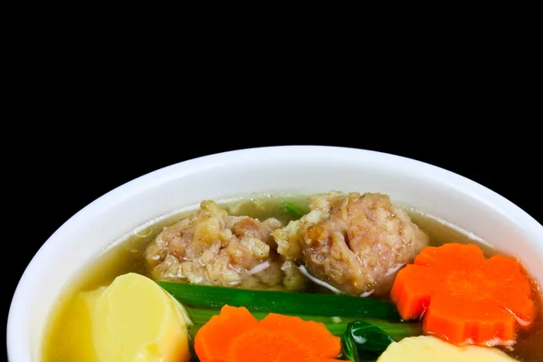 豆腐鱼汤 — 图库照片