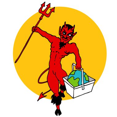 World Going to Hell in a Handbasket clipart