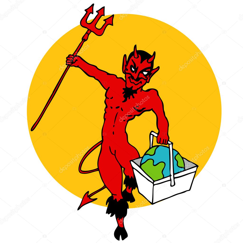 World Going to Hell in a Handbasket Stock Vector Image by ©cteconsulting  #5382113