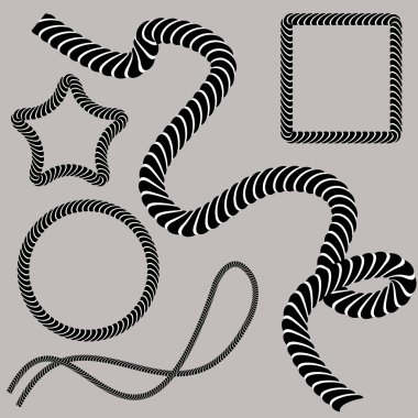 Twisting Rope Set clipart