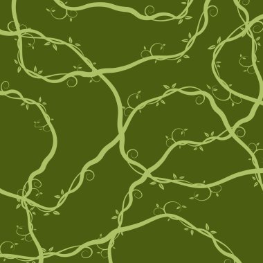 Green Branch Tree Vine Background clipart