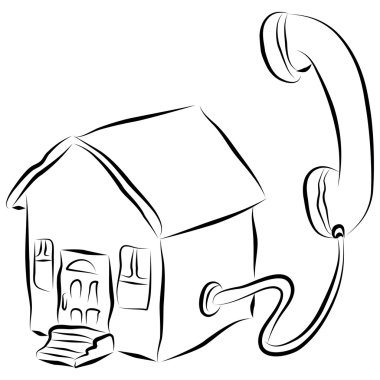 Home Phone Icon clipart