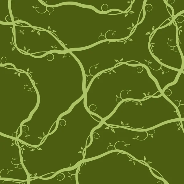 Зеленою гілкою дерево виноградна лоза фону — стоковий вектор