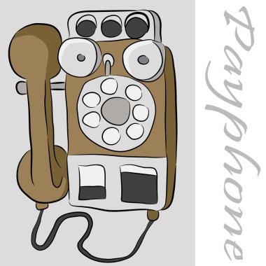 Payphone Telephone clipart