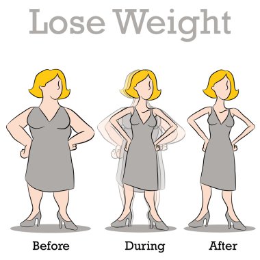 Lose Weight Woman clipart