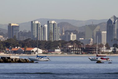 San Diego View From Sea clipart