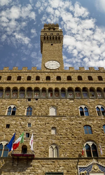 Palazzo vecchio pod záběr — Stock fotografie
