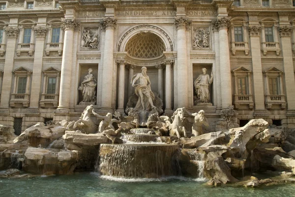 Trevi Fountain Front View — Stock Photo, Image